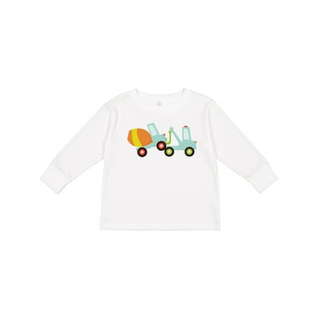 

Inktastic Tow Truck Construction Gift Toddler Boy Girl Long Sleeve T-Shirt