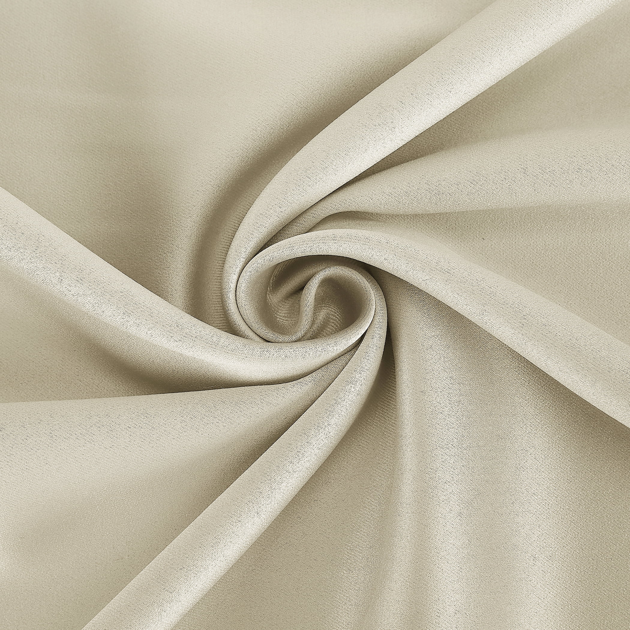 Sun Zero Bergen 1-Piece Theater Grade Extreme 100% Blackout Rod Pocket Curtain Panel, 40"X96", Cream
