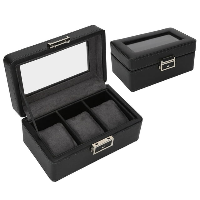 Mira la Caja de Almacenamiento, Mira la Caja de Joyería Pu Lapa de Cuero para el Almacenamiento