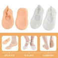 thumbnail image 5 of GAXIRE 2Pair Silicone Lined Socks Breathable Soft Foot Care Socks with Non Slip, 5 of 8