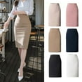 thumbnail image 2 of Women's High-Waisted Pencil Skirt - Professional Slim-Fit Work Skirt for Office Wear, 2 of 13
