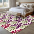 thumbnail image 4 of 8'x10' Area Rugs, Pink Purple Green Indoor Outdoor Area Rug for Living Room Bedroom, Modern Ethnic Geometric Abstract Washable Bathroom Rugs Kitchen Floor Carpet Mats Home Decor Aesthetic, 4 of 8