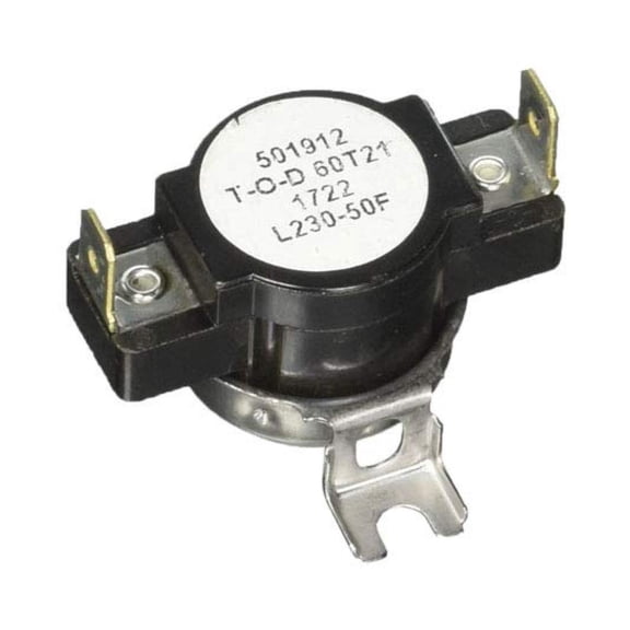 501912 - Direct Replacement for Dryer Thermostat Limit L230-50F