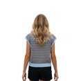 thumbnail image 2 of LMLYSoH Womens Knit Sweater Vest Sleeveless Round Neck Button Up Striped Tops for Casual Streetwear, 2 of 8