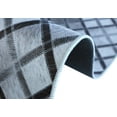 thumbnail image 5 of Faux Cowhide Contemporary Area Rug 6x9 Patchwork All Squared Away Polyester Rug With Cotton-Canvas Backing, 5 of 5