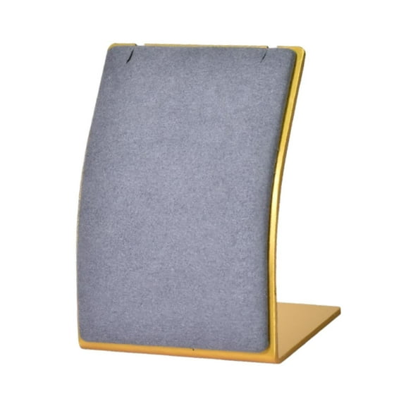 Segolike Necklace Display Stand, Necklace Storage Holder Modern Pendants Jewelry Organizer Jewelry Display Board for Photography, Dorm Gray