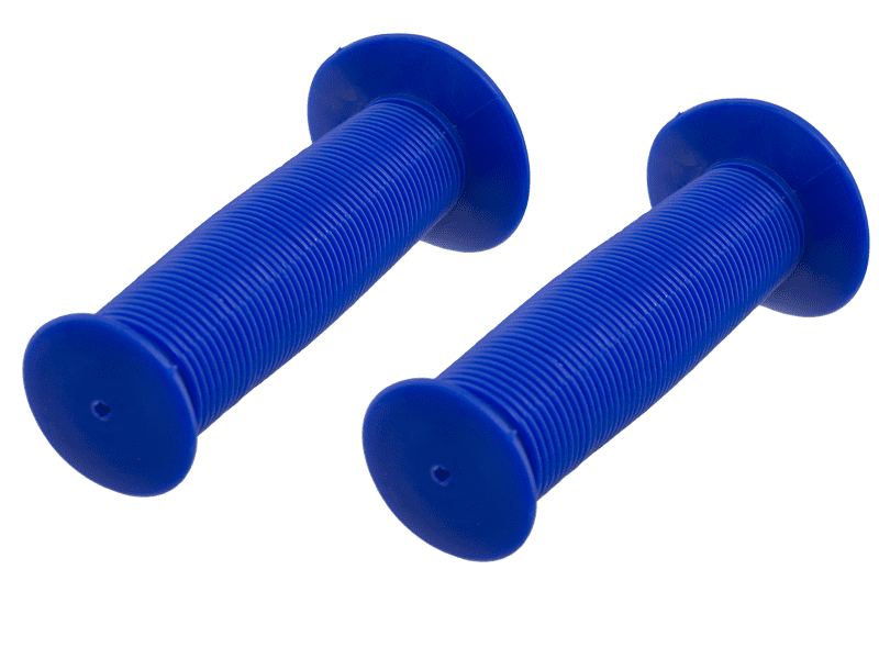 blue bike grips