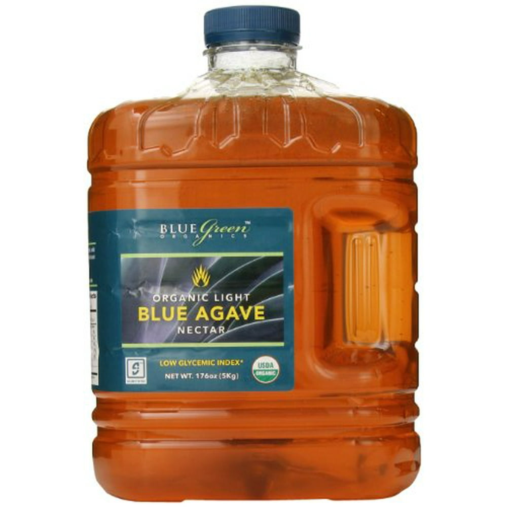 Blue Green Agave Organic Nectar, Light Blue, 176 Ounce