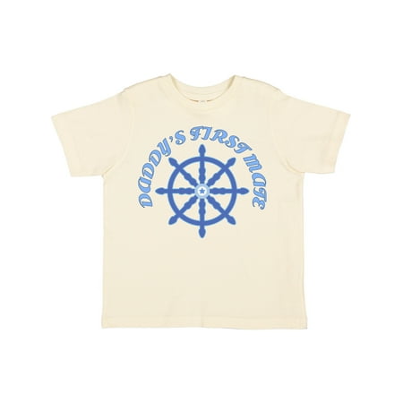 

Inktastic Daddy s First Mate Wheel Gift Toddler Boy Girl T-Shirt