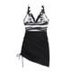 thumbnail image 4 of WILLBEST Traje de Baño Para Mujer, Traje de Baño de Rayas Con Cuello En V, Traje de Baño de Playa de Verano Para Mujer, 4 of 6