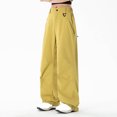 thumbnail image 7 of HAiming Womens Cargo Pants Buttoned-Up Waist Quick Dry Water Resistant Hiking Pants for Travel Casual Athletic and Outdoor, 7 of 7