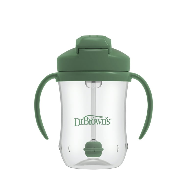 Dr. Brown's Milestones Baby's First Straw Cup, 9oz, Weighted