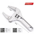 thumbnail image 1 of Heavy-Duty Short-Handle Adjustable Wrench for Bathroom Plumbing: Large Opening Design for Sink Installation, Pipe Repair & Multi-Functional Use – Durable Tool for Plumbers & DIY Enthusiasts, 1 of 6