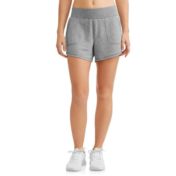 Athletic Works - Athletic Works Women's Athleisure Knit Gym Shorts With ...