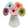 thumbnail image 6 of Nanoei Artificial Gerbera Bouquet, Plastic, Rustic Style, Wedding Handheld Decor for Home Hotel, 1 Bunch, 6 of 9