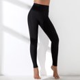 thumbnail image 5 of Bigersell Women's Casual Work Yoga Pants Yoga Full Length Pants Womens Stretch Yoga Leggings Fitness Running Gym Sports Full Length Active Pants Ladies Yoga Pants Stretchy, 5 of 9