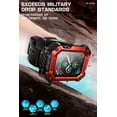 thumbnail image 4 of i-Blason Armorbox for Apple Watch Series 10 46mm Case with Band Multi-use [2 Pack Tempered Glass Screen Protector] Military Protection Sport Shockproof Rugged Bumper Cover for iWatch 10 (46MM), Ruddy, 4 of 9