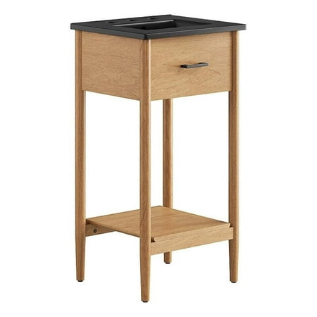 Zaire Bathroom Vanity in Natural Black