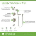 thumbnail image 2 of Symmons 679615TRM Identity Hydromersion Pressure Balanced Tub And Shower System - Chrome, 2 of 7