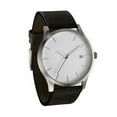 thumbnail image 3 of Men's Dress Wrist Quartz Watch with Black Leather Band - Men Business Waterproof Classic Casual Analog Watches Fashion Thin Case Wristwatch, 3 of 5
