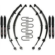 Skyjacker 3.5" Lift Kit w/Black Max Shocks for 1976-1983 Jeep CJ5/1976-86 CJ7