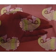 thumbnail image 4 of oneOone Viscose Chiffon Fabric Fish Block Printed Fabric 1 Yard 42 Inch Wide, 4 of 4