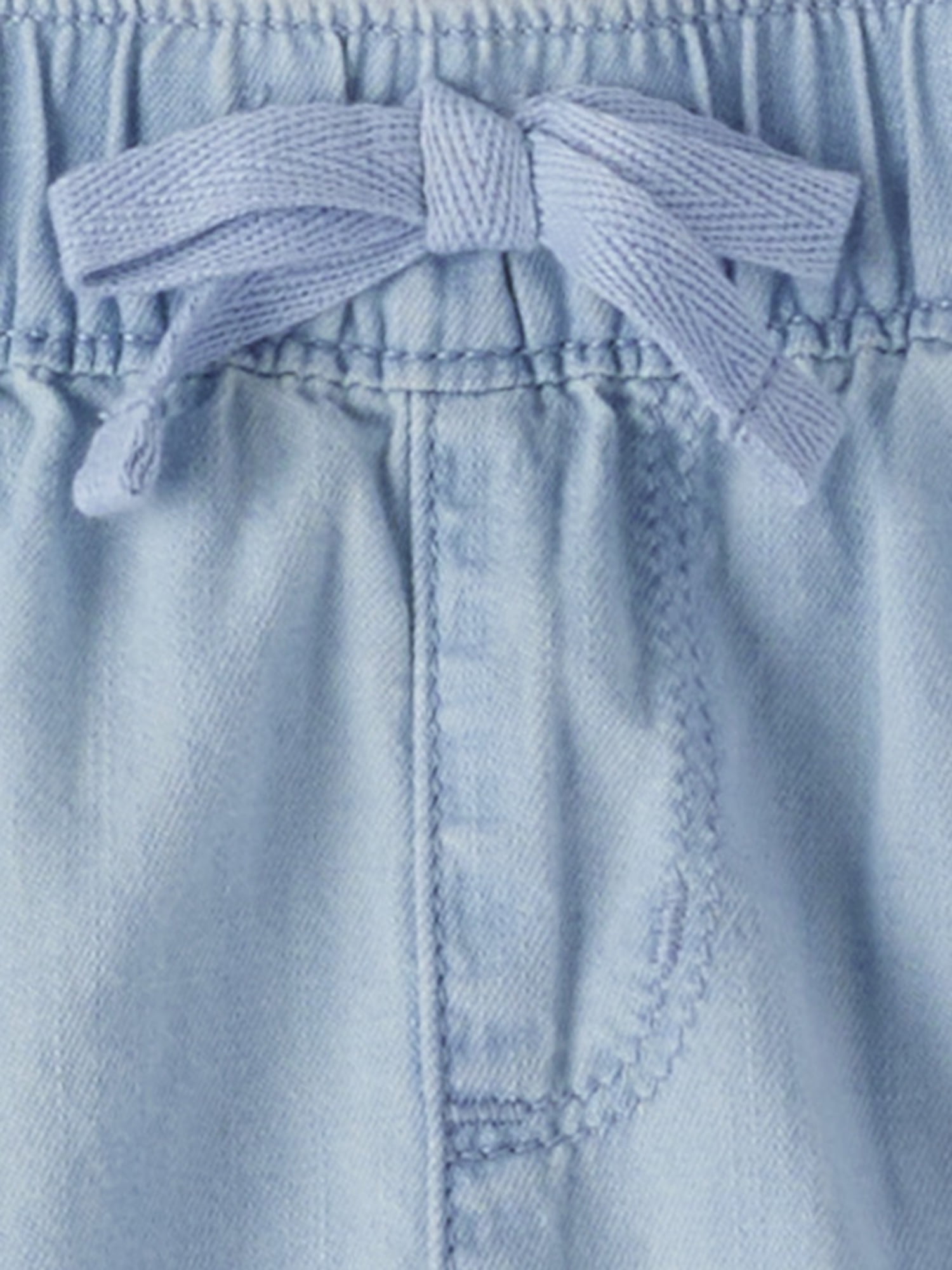The Children's Place Girls Chambray Denim Pull On Short, Sizes 4-16