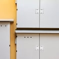 thumbnail image 4 of ELAYARD Wear-resistant Kitchen Door Handles Recessed Pull Handle Zinc Alloy Silver 1Set, 4 of 5