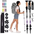 thumbnail image 1 of Bastones de trekking TrailBuddy, ligeros y plegables, de aluminio, 1 of 9