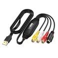 thumbnail image 3 of Convertidor USB VHS A Digital Compatible Con USB2.0 Tarjeta De Captura De Video 1080P Dispositivo De Sonido AV A USB Convierta VCR DVD A Adaptador Digital, 3 of 7