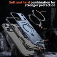 thumbnail image 4 of MYKOMI Magnetic Case for iPhone 17 Pro Max,Military Grade Protection Heavy Duty Shockproof with Rotating Ring Kickstand Case Cover for iPhone 17 Pro Max, 4 of 6