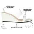 thumbnail image 6 of Journee Collection Womens Angelina Slip On Open Toe Wedge, 6 of 6