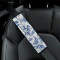 thumbnail image 4 of WYYP Floral Print Car Seat Belt Cover - Protect Your Neck and Shoulder from Seat Belt Rubbing - Ideal for Car Interior Accessories 1Pcs, 4 of 5