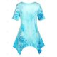 thumbnail image 2 of Tallas grandes Impresión de flores Pañuelo de la cerradura Camiseta Rosegal  Camisetas tallas grandes, 2 of 5