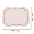 thumbnail image 2 of Unique Bargains 2 Pcs Irregular Shape Placemat Yellow PU, 2 of 5