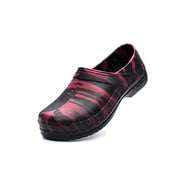 Ymiytan Mens Womens Professional Slip Resistant Clogs Chef Clogs Restaurant Work Shoe Doctor Shoe Garden Work Shoe Oil Resistant Waterproof Safety Work