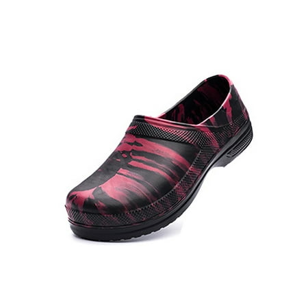 

Avamo Women s Men s Waterproof Slippers Plush Lined Clogs Winter Garden EVA Shoes Warm House Slippers Indoor Outdoor Mules
