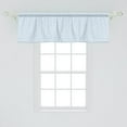 thumbnail image 2 of Ambesonne Floral Window Valance, Scattered Small Blooms, 54" X 18", Pale Blue White, 2 of 3