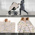 thumbnail image 6 of Car Seat Cover Baby, Cartoon Cute Parrots Baby Car Seat Cover for Baby Boys Girls Newborn , Infant Car Seat Canopy Cover Nursing Breastfeeding Cover Warm Blanket, 6 of 7