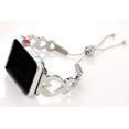 thumbnail image 4 of Pulsera con borlas en forma de corazón para Apple iWatch, correa duradera de acero inoxidable, 4 of 4