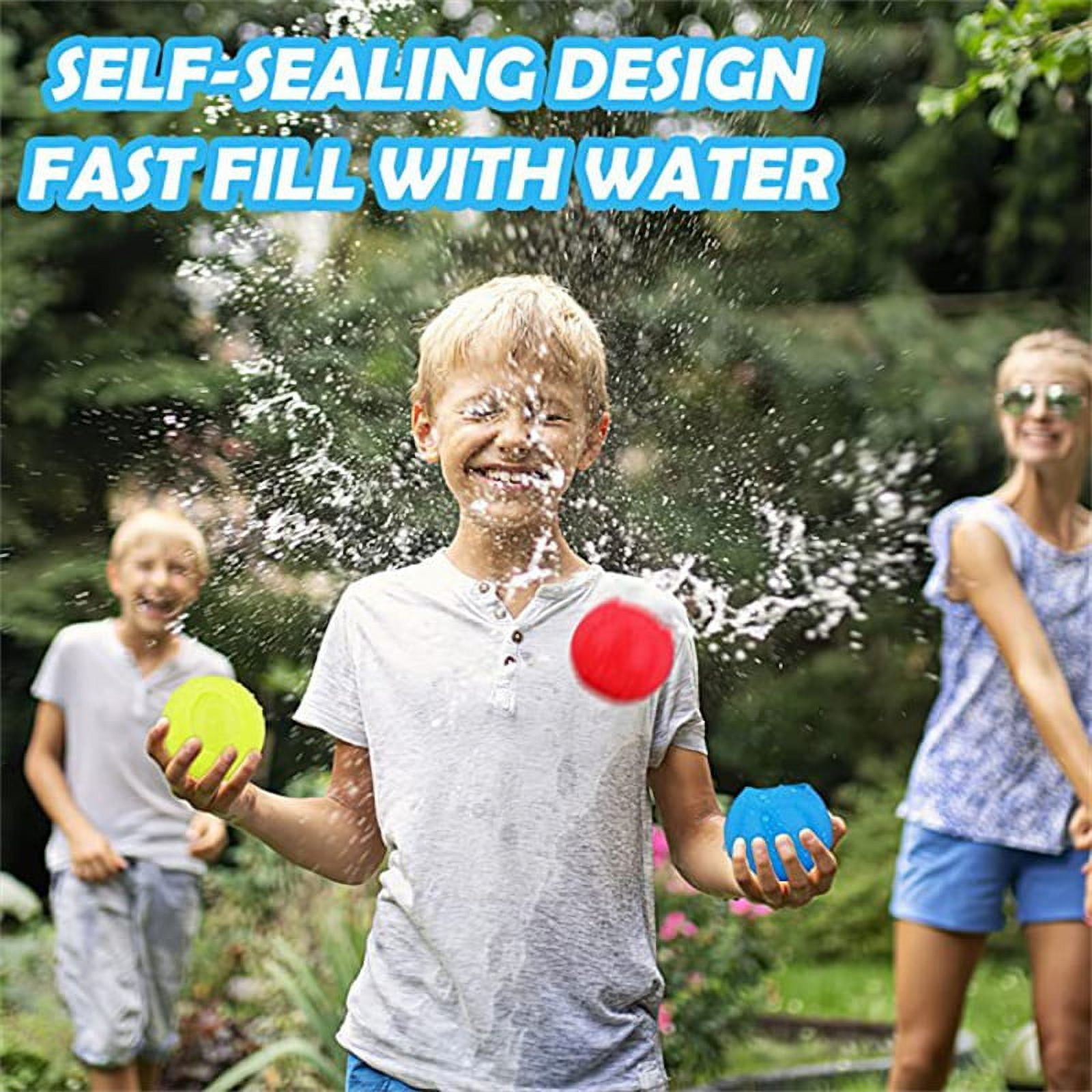 12PCS Reusable Water Balloons, Water Balloons Self Sealing Quick Fill  Outdoor Water Toys-Sealing Water Bomb For Kids Adults Outdoor Activities  Water Games Toy Outside Summer Fun Party Supplies 