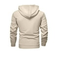 thumbnail image 4 of Men's Tracksuits 2 Piece Hoodie and Sweatpants Set Casual Athletic Jogging Suit for Men Beige 3XL, 4 of 6