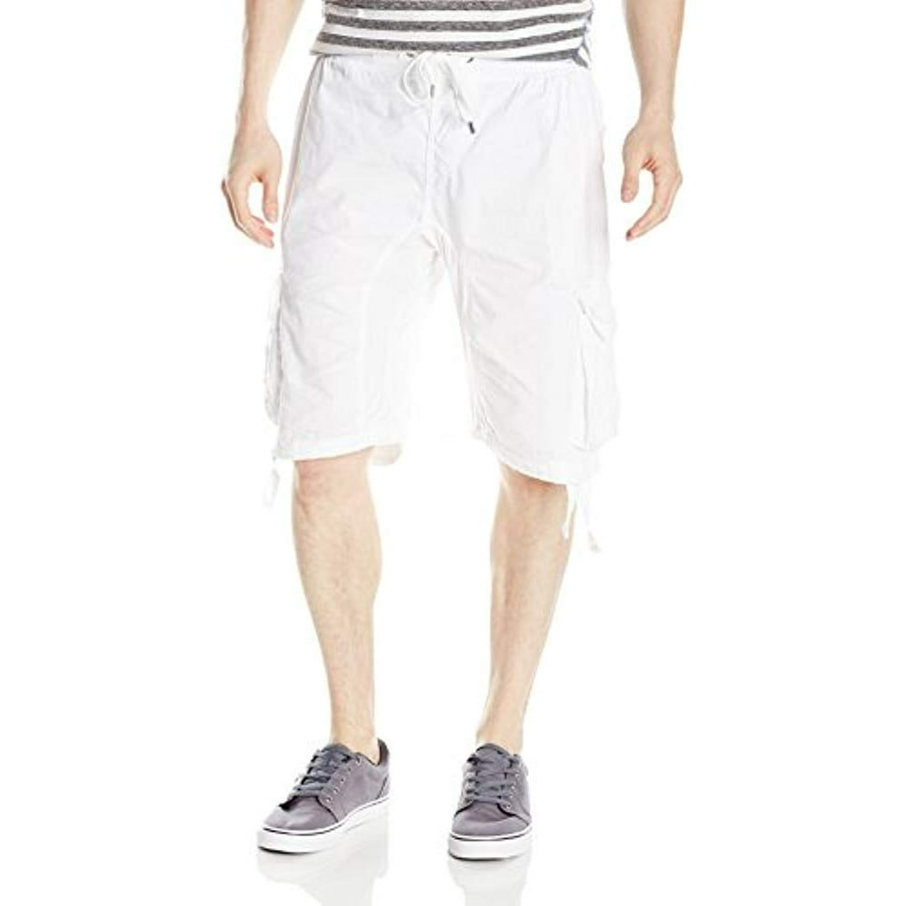 southpole fine twill cargo jogger shorts