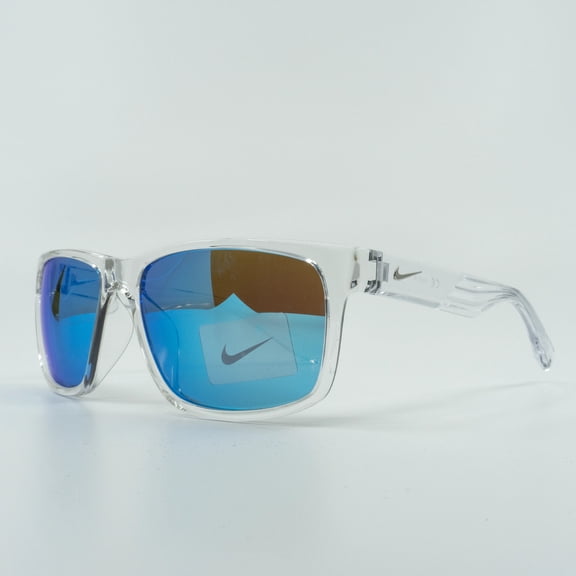 Nike CRUISER MI EV0834 914 59mm Square Sunglasses Men's Crystal Clear