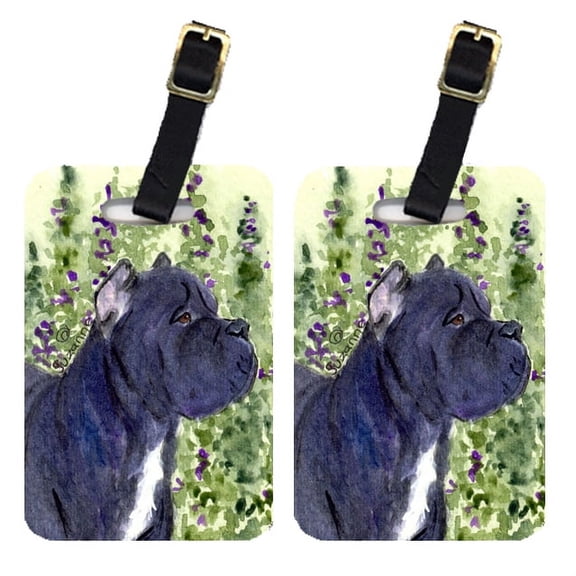 Pair of 2 Cane Corso Luggage Tags