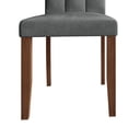 thumbnail image 5 of Castle Place Elegant Button Tufted Velvet Upholstered Dining Chairs, Light Grey, Set of 2, 5 of 9