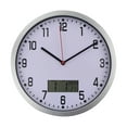 thumbnail image 1 of GOOHOCHY Wall Clock with Temperature Glass Round for Outdoor Use 1PC, 1 of 8