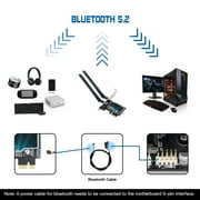 Fenvi PCE-AX200 Dual-Band Wireless PCIe Network Card, Wi-Fi 6, Bluetooth, AX3000 Speed