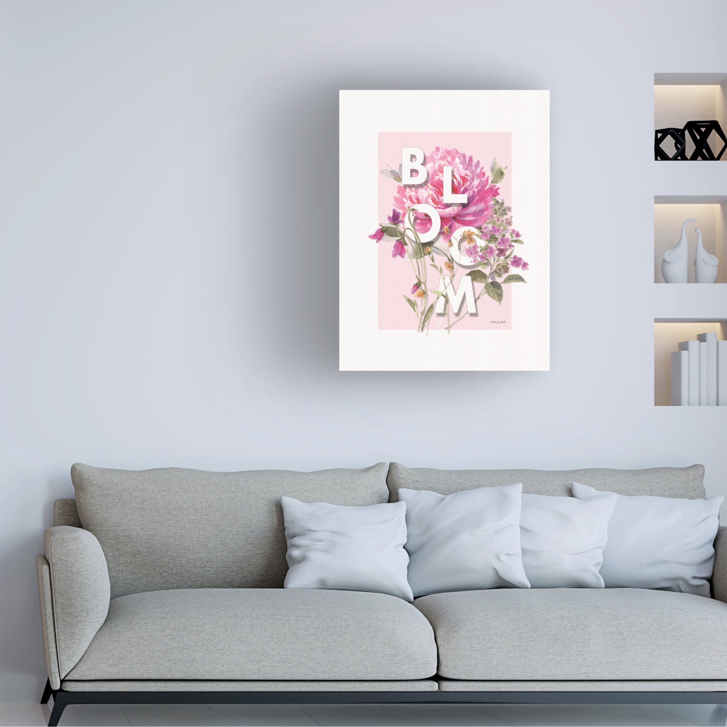 Lisa Audit 'Obviously Pink 09' Canvas Art