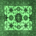 thumbnail image 1 of Ahgly Company Indoor Square Persian Emerald Green Traditional Area Rugs, 3' Square, 1 of 4